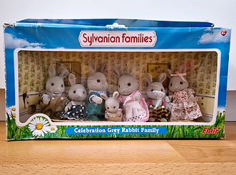 Celebration Grey Rabbit Family