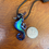 Thumbnail: Seahorse Glass Pendant Necklace