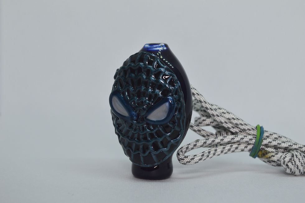Spiderman Glass Pendant Necklace