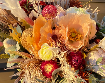 West Michigan Silk & Dried Forever Wedding Bouquet