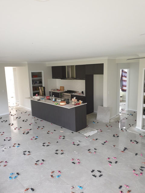 Professional floor tile installation Chermside Brisbane — large format porcelain floor tiles residential property north Brisbane