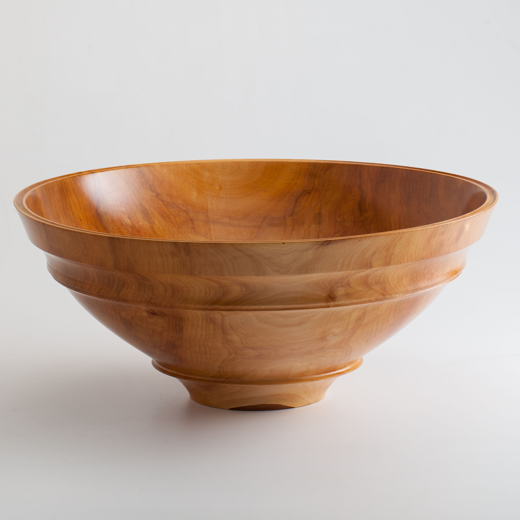 Sculpted Sugar Maple Rimmed Bowl
