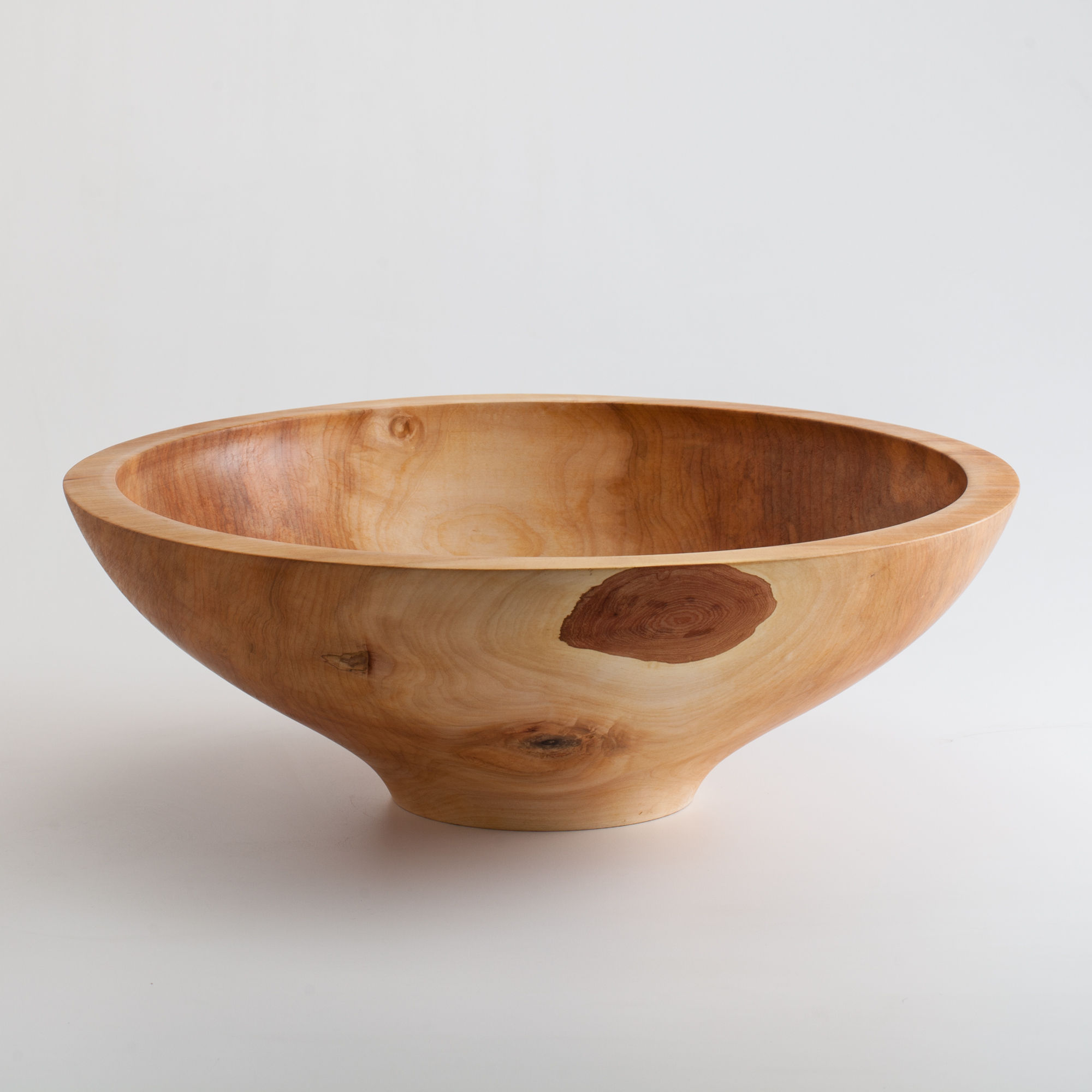 Sugar Maple bowl with sapwood and bark