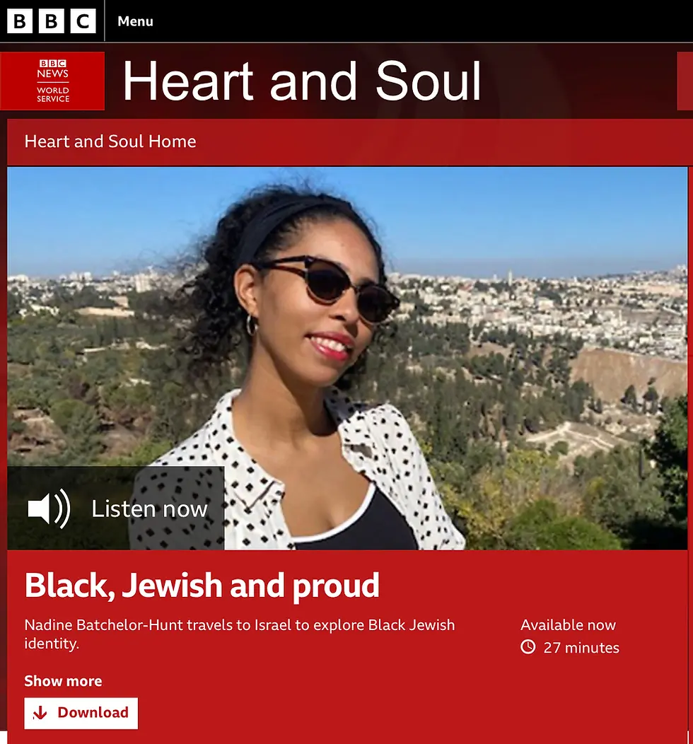 Black Jewish and Proud