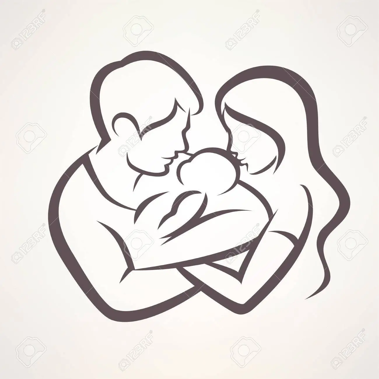 52872079-famille-heureuse-symbole-vecteur-stylisé-les-jeunes-parents-et-le-bébé.webp