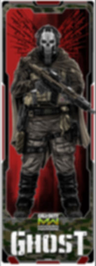 GHOST COD IMPACT 3 SIZES