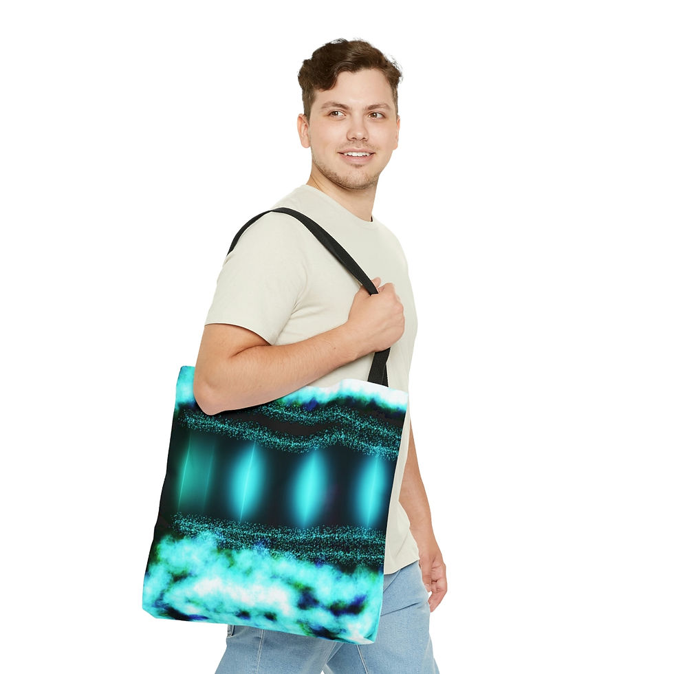 Thumbnail: Rowan in Turquoise Tote Bag