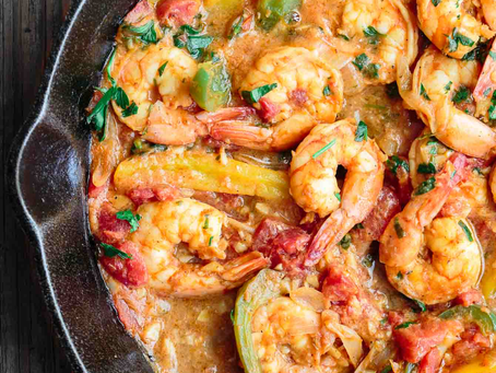 Shrimp with Bell Peppers