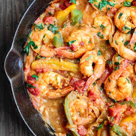 Shrimp with Bell Peppers