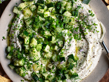 Whipped Feta with Cucumber