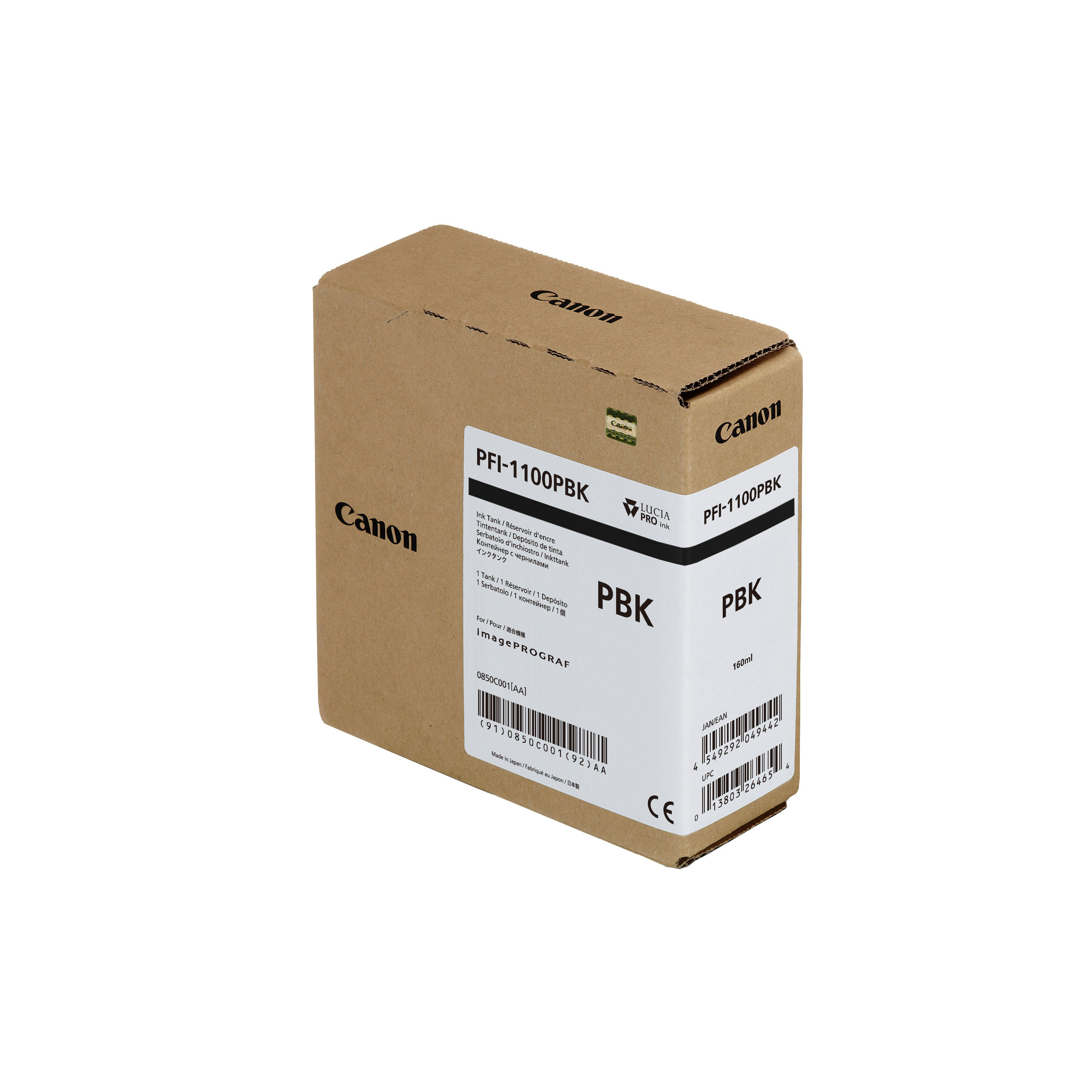 Canon PFI-1100 160ml Black Ink Cartridge (BK)