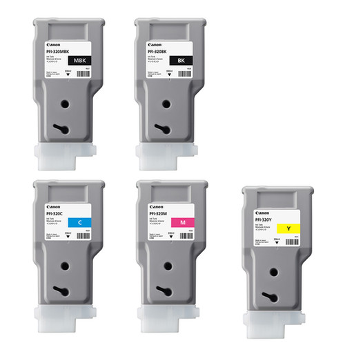 300ml Canon PFI-320 TM-200/TM-300 Ink Cartridges | MBK/BK/C