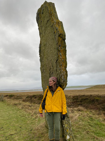 Neolithic standing stone, Orkney Islands
