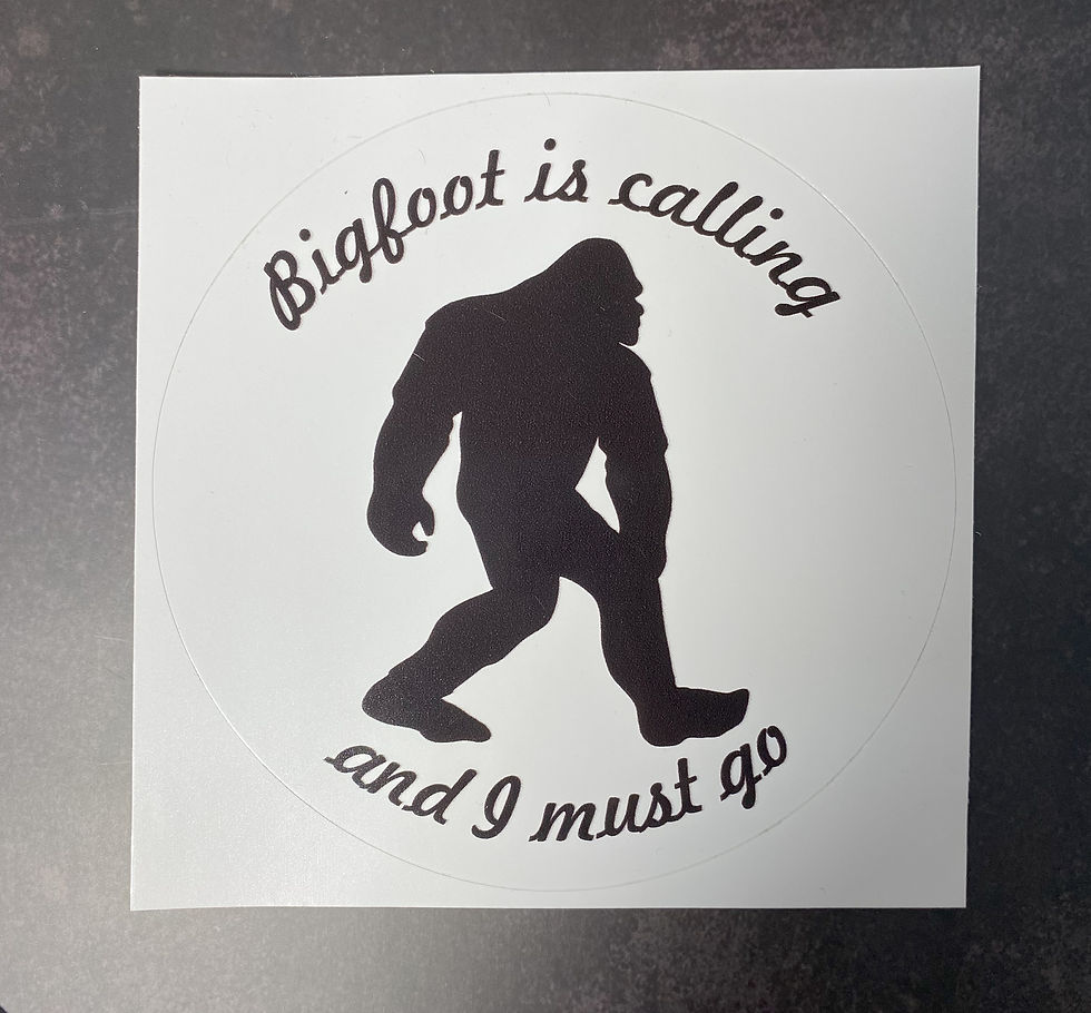 Thumbnail: Bigfoot with multiple sayings - Decals