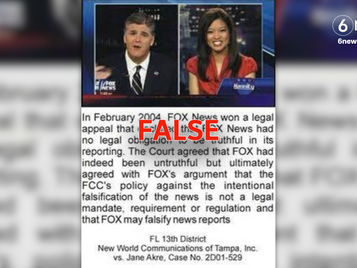 Did Fox News sue for 'the right to lie' in 2004?