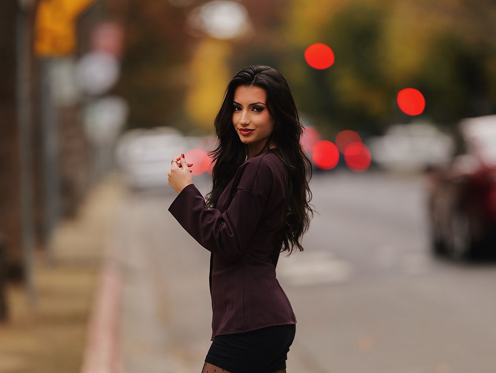 Close-up portrait shot with Sigma 135mm F1.4 DG ART on Panasonic Lumix S5II showing exceptional sharpness and fine detail at f/1.4