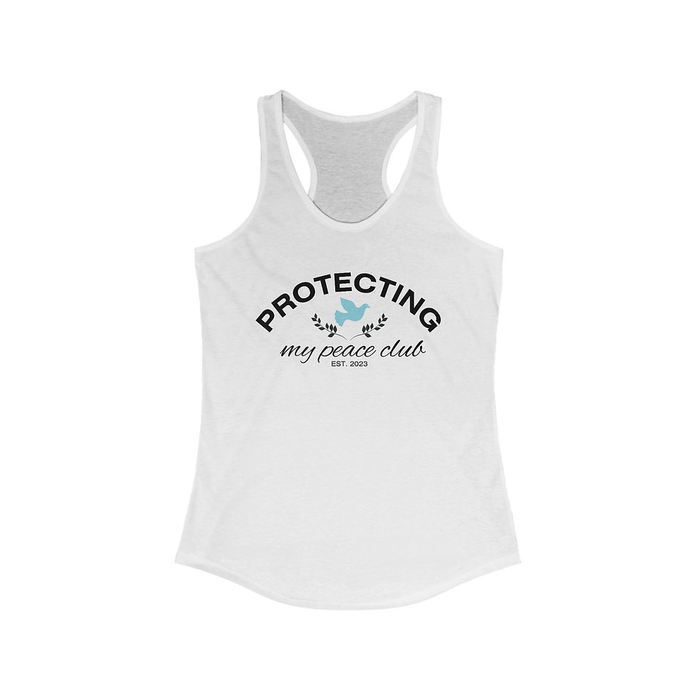 Protecting My Peace Club Women's Tank Top