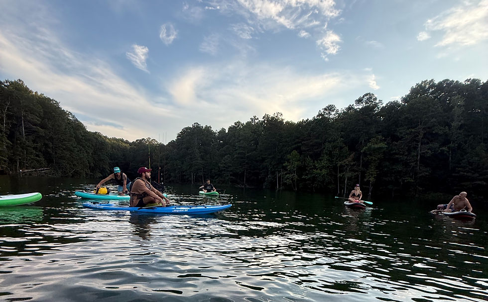 Sunday Sunset Paddle to Snake Island