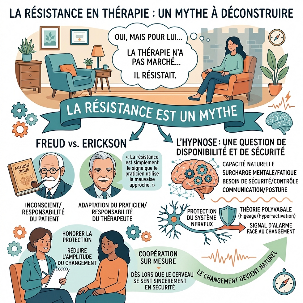 La « résistance » en thérapie n'existe pas : et si ce n'était qu'une protection légitime ?