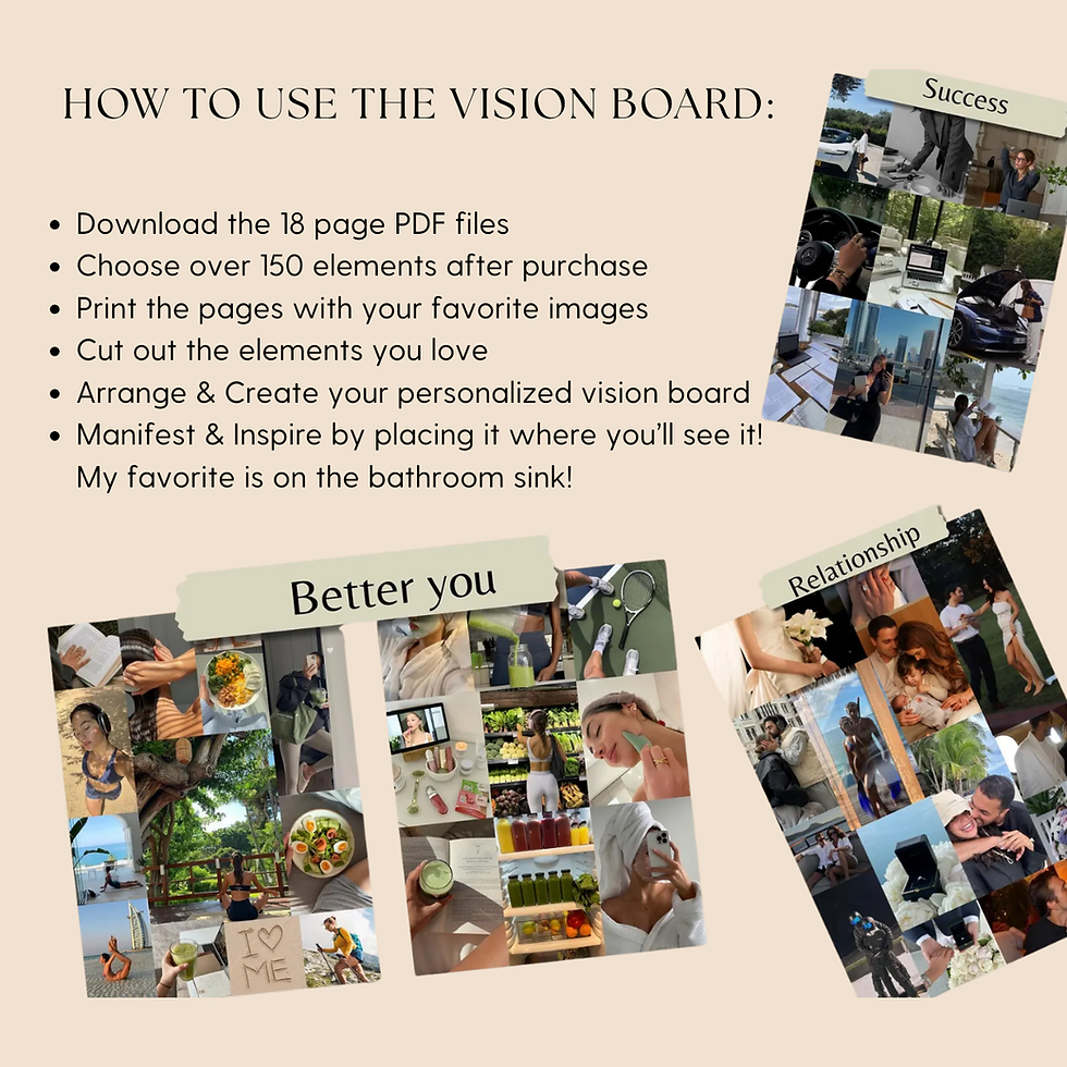 Thumbnail: Manifestation, Goal Setting, & Vision Board Workbook