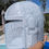 Thumbnail: Mandalorian helmet in crystal white 3D printed