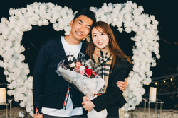 香港戶外山頂求婚