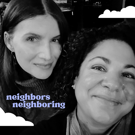 Jen & Amber black & white selfie.png