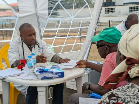 INSESO incrementa la atención médica y el saneamiento en Luba tras las inundaciones.