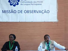 Vicente Ehate Tomi participa como observador electoral de la CPLP en las votaciones de Sao Tomé y Príncipe