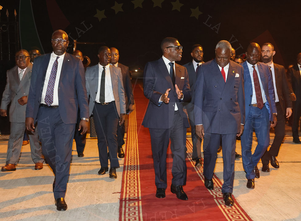 Nguema Obiang Mangue llega a Brazzaville para la investidura de Denis Sassou Nguesso