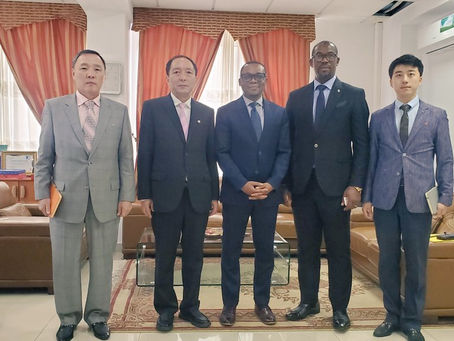 Mitoha Ondo'o Ayekaba y el embajador norcoreano comparten pareceres sobre la cooperación sanitaria.