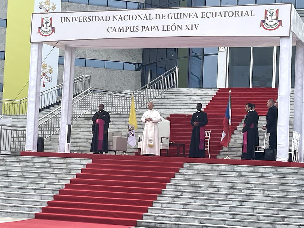 Educación y humanidad marcan la agenda de León XIV en Guinea Ecuatorial