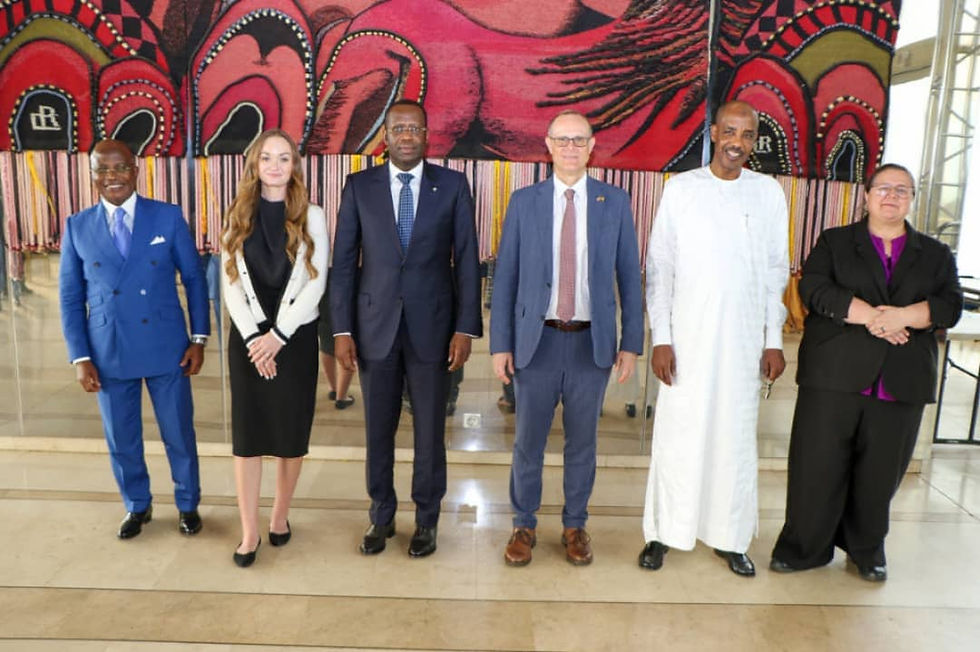 BEAC analiza junto a delegación estadounidense en Malabo, la situación macroeconómica de la CEMAC