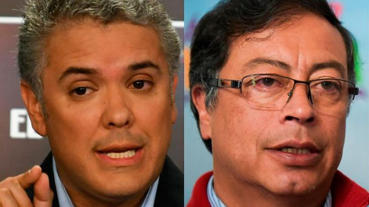 Duque, con el 39% y Petro, con el 25%, a segunda vuelta