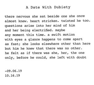 if it were to happen, poetry, poems, poetry book, zine, poetry zine, risograph, riso, riso book, riso zine, riso black, a date with dubiety