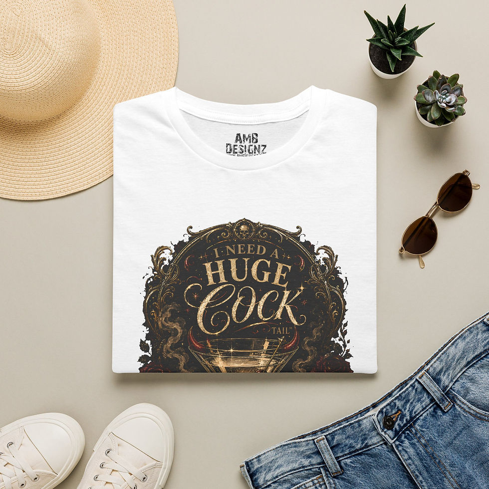Thumbnail: Funny Huge Cocktail, Drinking Humor, Vintage Gothic Aesthetic Tee