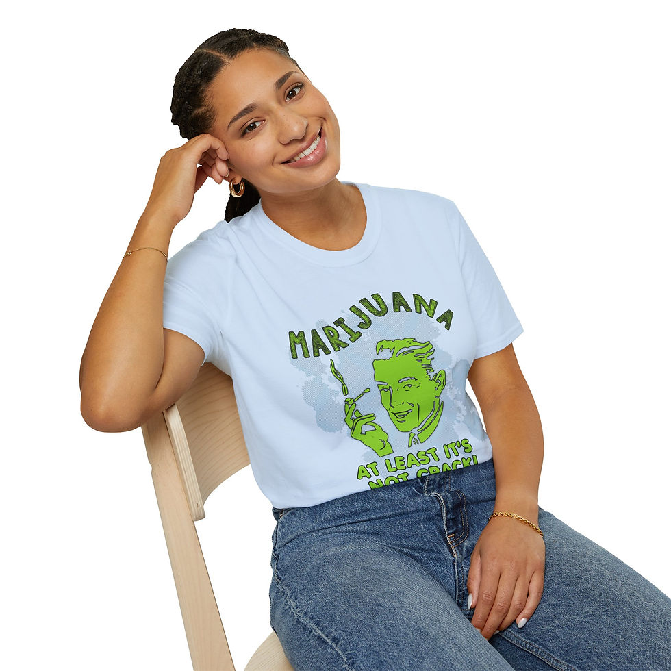 Thumbnail: Funny Marijuana Graphic Tee, Casual Wear, Smokers, 420 Celebration Shirt