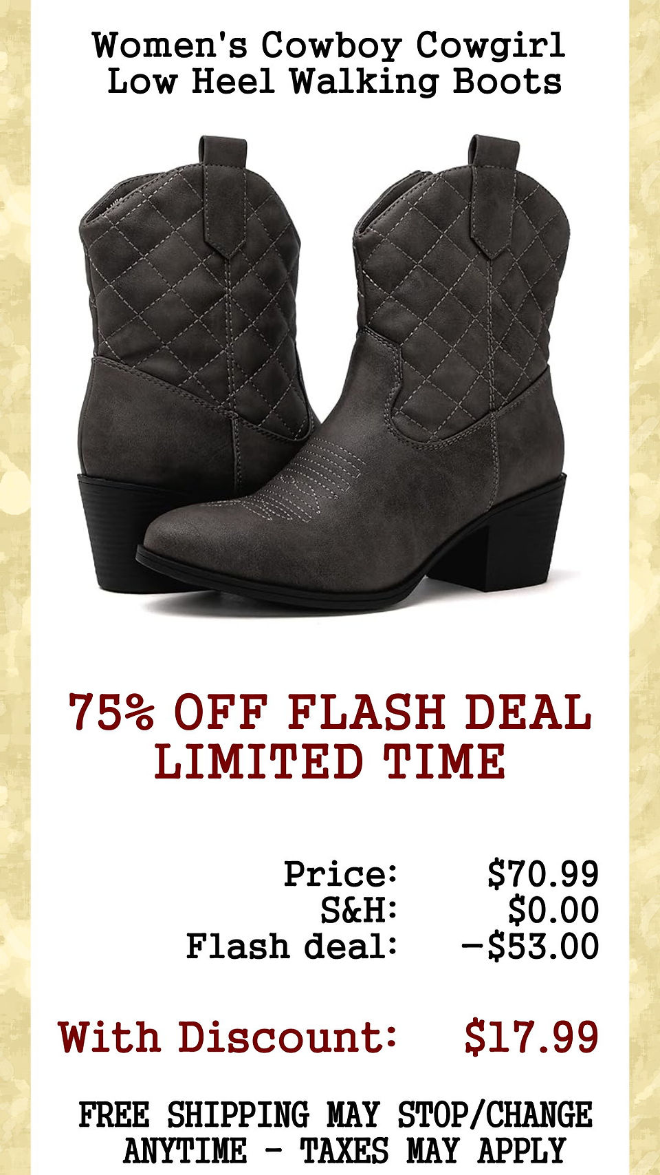 FLASH SALE - LIMITED TIME