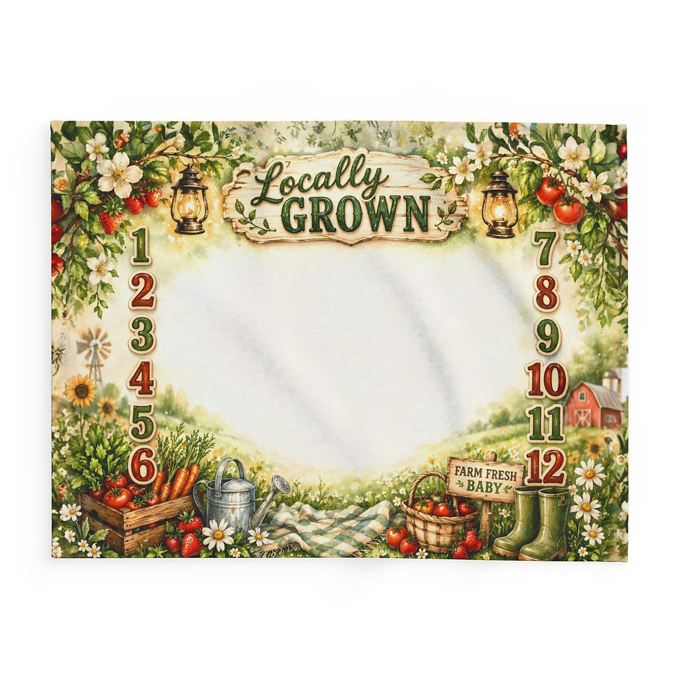 Thumbnail: Locally Grown Fleece Blanket — Farmhouse Garden Design