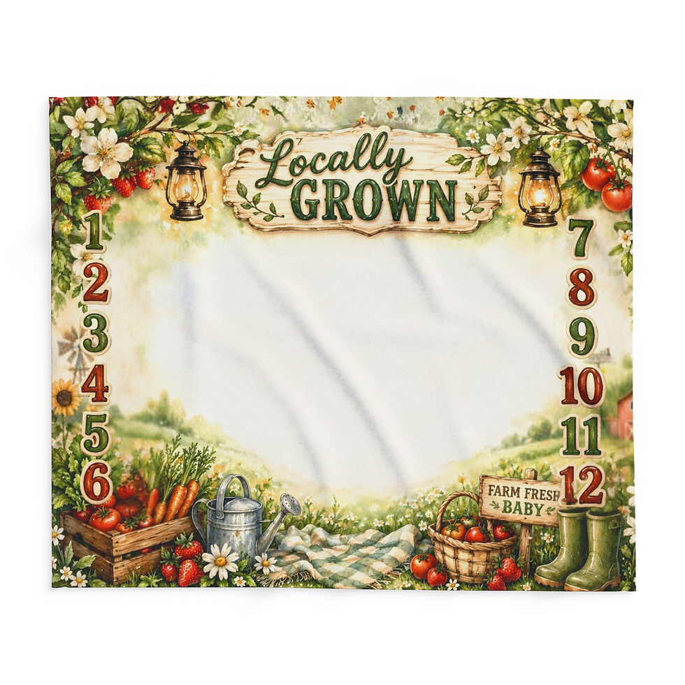 Thumbnail: Locally Grown Fleece Blanket — Farmhouse Garden Design