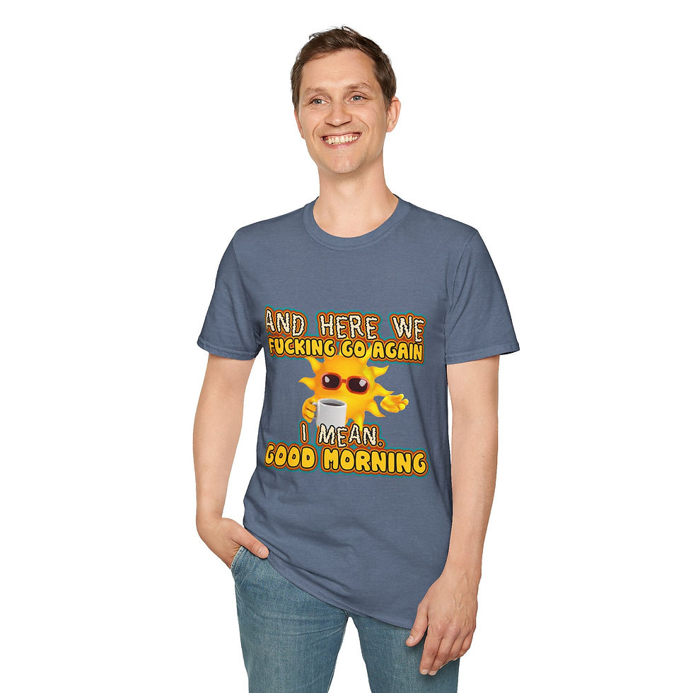 Thumbnail: Funny Morning Vibes T-Shirt, Good Morning Shirt, Humor Tee, Coffee Lovers