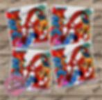 Superman  Wonder Women Themed Tile Coaster Set