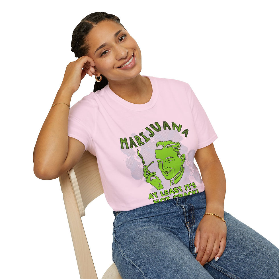 Thumbnail: Funny Marijuana Graphic Tee, Casual Wear, Smokers, 420 Celebration Shirt