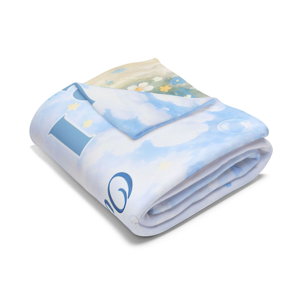 Thumbnail: Baby Milestone Fleece Blanket – "Our Silly Little Goose" Photo Prop