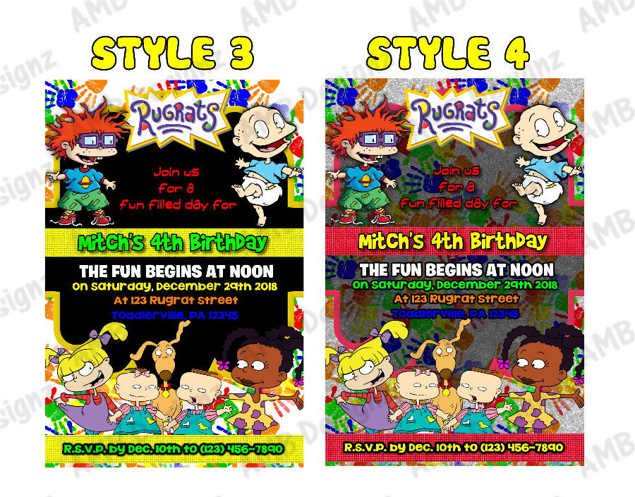 Thumbnail: Rugrats Invitations Party Supplies