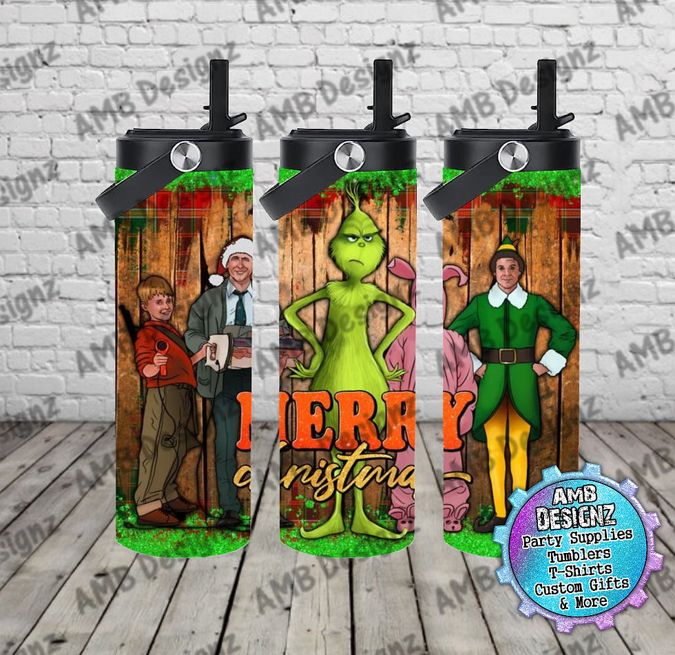 Thumbnail: The Grinch Themed 20oz Tumbler