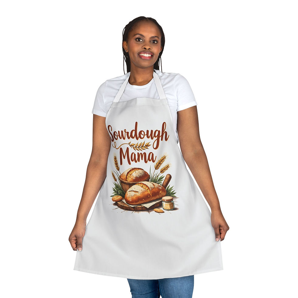 Thumbnail: Sourdough Mama Apron - Rustic Bread Baker Gift