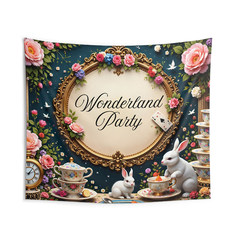 Thumbnail: Wonderland Party Display Backdrop for Photos, Tables & Decor
