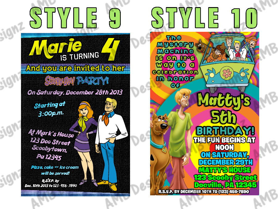Thumbnail: Scooby Doo Invitations - Scooby Doo Party Supplies