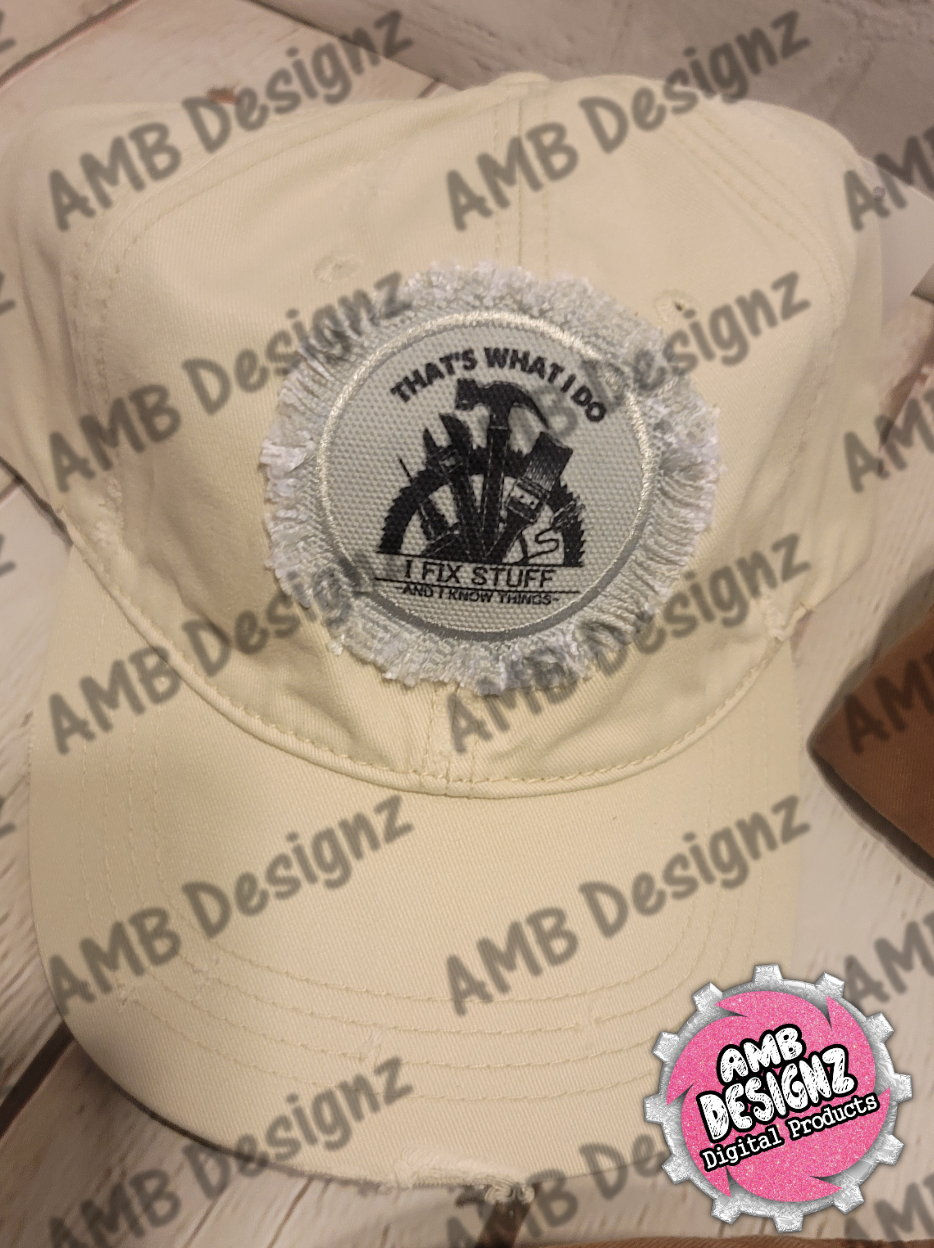 I fix Stuff - Frayed Patch hat